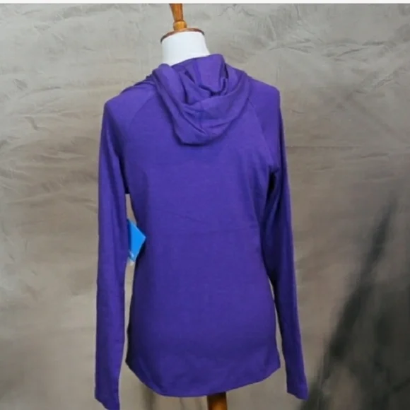 NWT Columbia Sportswear lightweight purple hoodie - Picture 2 of 4